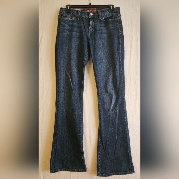 Lucky Brand Jeans Women's 8/29 (30x31.5) Sofia Boot Blue Stretch Low-Rise GUC - Picture 1 of 9